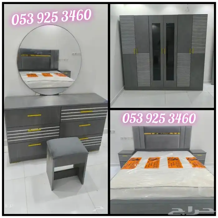 غرف نوم جديده وطني 1800ريال بالتوصيل والتركيب 42