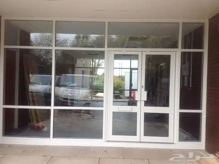 ورشة المنيوم أبواب وشبابيك وجهات كفه المنيوم 7