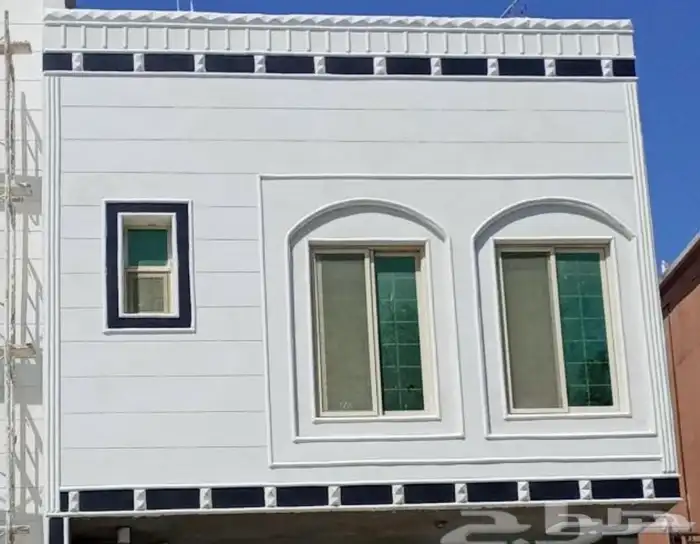 مقاول حجر ديكورات خارجية بطحاء الرياض لياسه ملونه كسر رخام 6