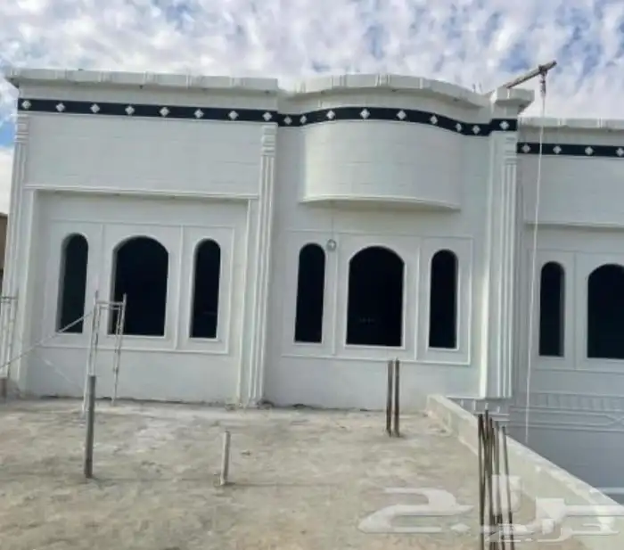 مقاول حجر ديكورات خارجية بطحاء الرياض لياسه ملونه كسر رخام 5