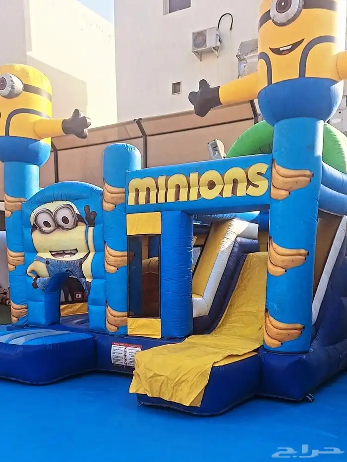 تاجير نطيطات وزحاليق مائية وجافة وملاعب صابونيه مكاين آيسكري 10