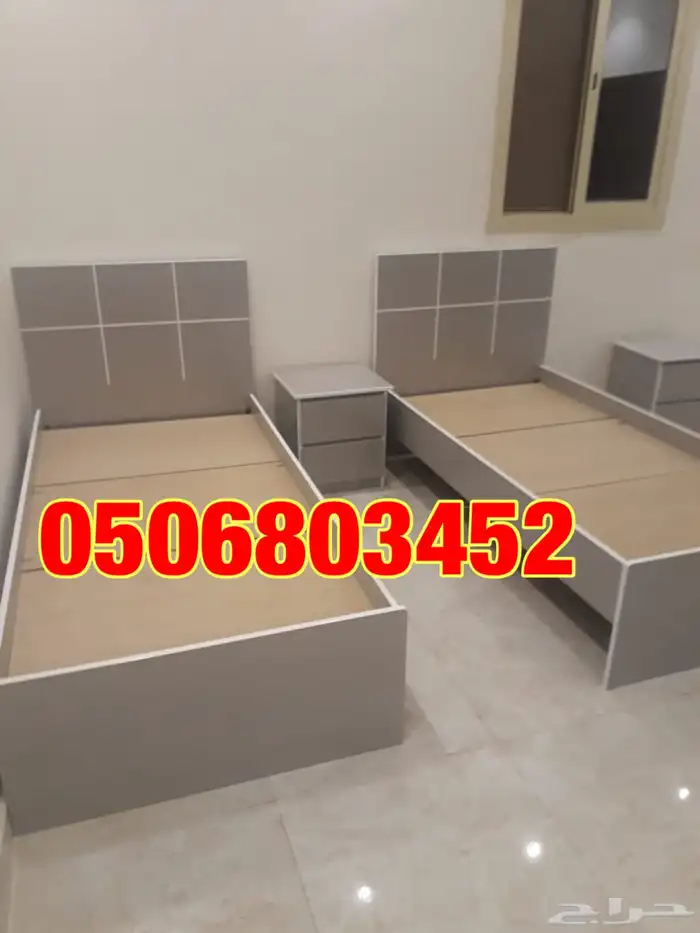 سراير خشب   مراتب و دواليب خشب 11