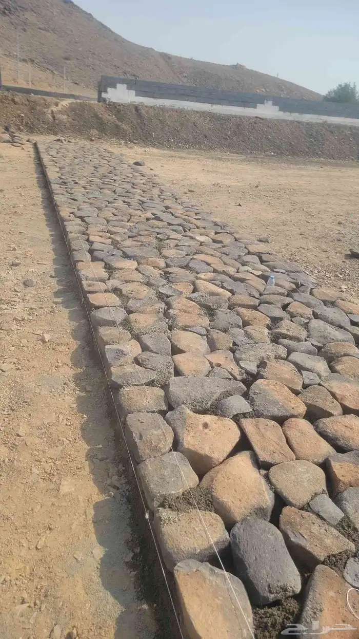 ممرات رباريب احواض بالحجر الطبيعي 4