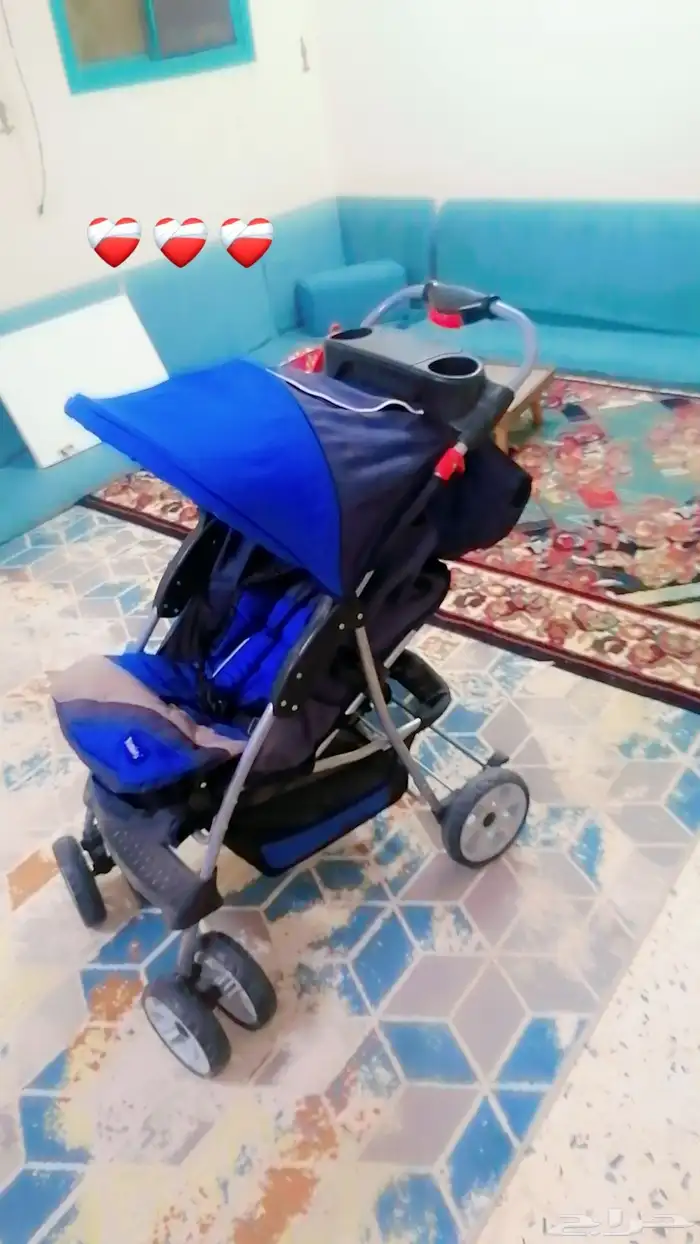 عربة أطفال للبيع 0