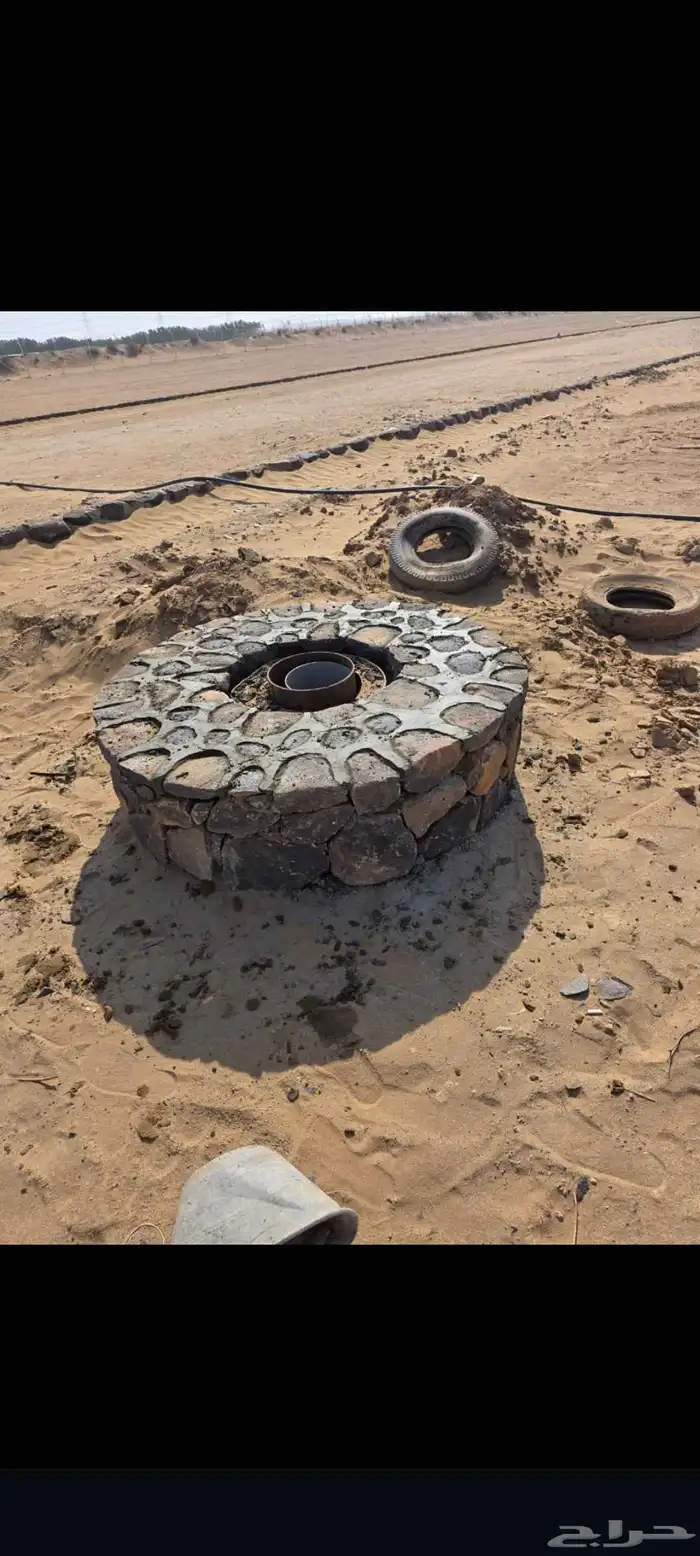 ممرات رباريب احواض بالحجر الطبيعي 5