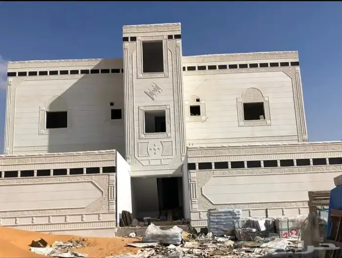 ديكورت خرجيه ملونه بديل الحجر الطبيعي سمنت ابيض وبطحا الريض 7