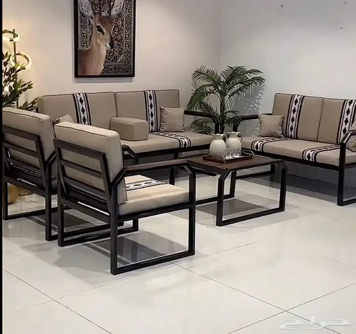 لتفصيل جلسات خارجية حديد خشب كراسي خارجية جلسات 2