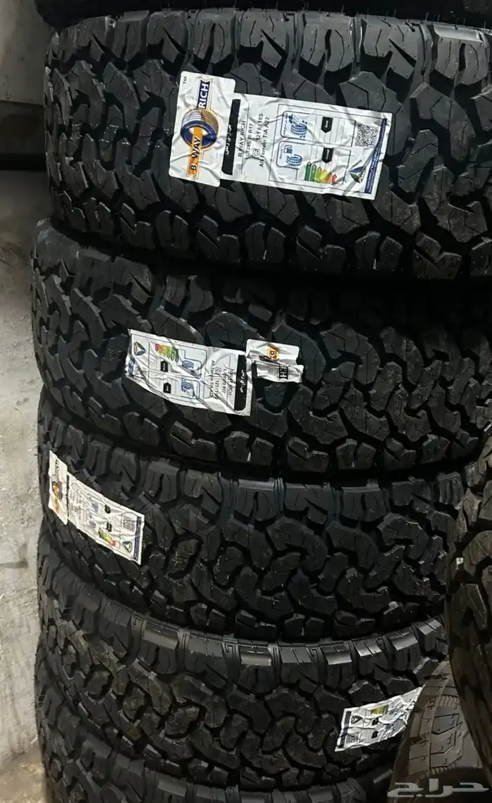 كفرات 285 70 17 نص حجري 2