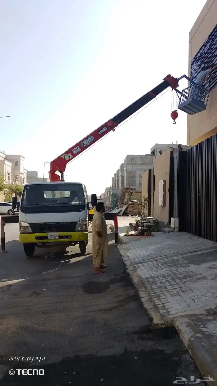 رافعه ونش كرين سبعه طن وسطحه ثلاثه طن ايجار يوميات مشاوير 4