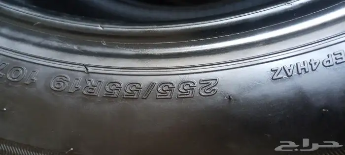 طقم كفرات شبه جديد برجستون 0