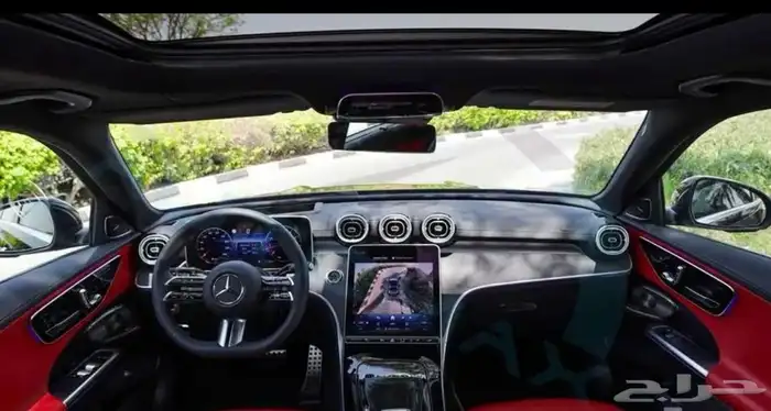 مرسيدس سي200 اسود اصفار2025 جديد فل (كامل) 3