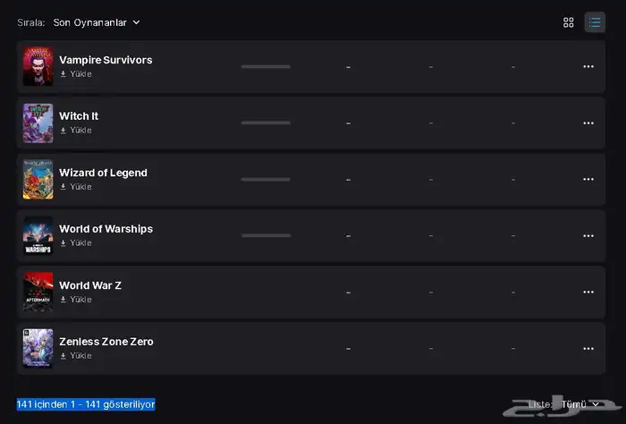 حسابين للبيع واحد steam و الثاني epic games فيها 470 لعبه 2