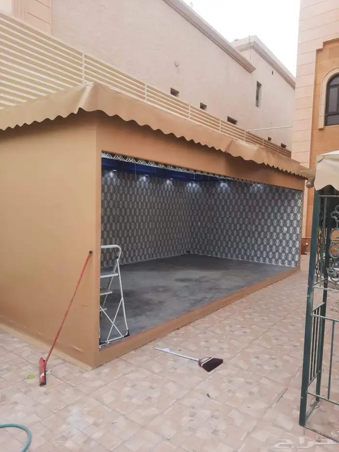 مضلات_سيارات  قماش  سندويش بنل مستودعات  جلسات خارجيه 4