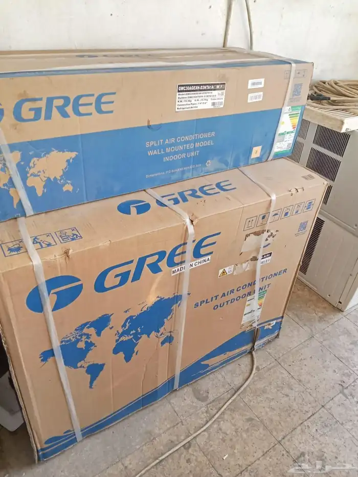 فقط 3000 ريال بالتوصيل والتركيب مكيف سبليت جري 30 ألف وحده 0