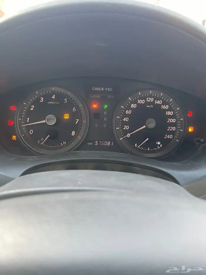 لكزس اي اس 2009 5