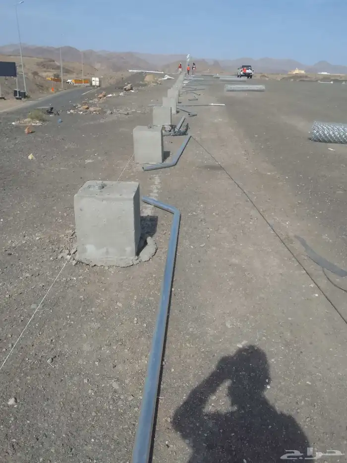 نبدا العمل بعقد موسسه معتمده شبوك سياج الامني 7