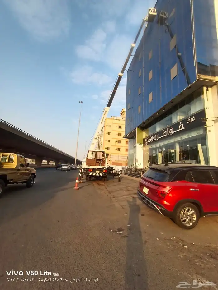 ونش رافعه كرين لتركيب المكيفات والكلادينج وغسيل الزجاج وغيره 0