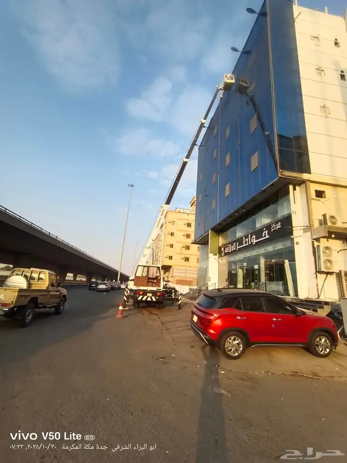 ونش رافعه كرين لتركيب المكيفات والكلادينج وغسيل الزجاج وغيره 2