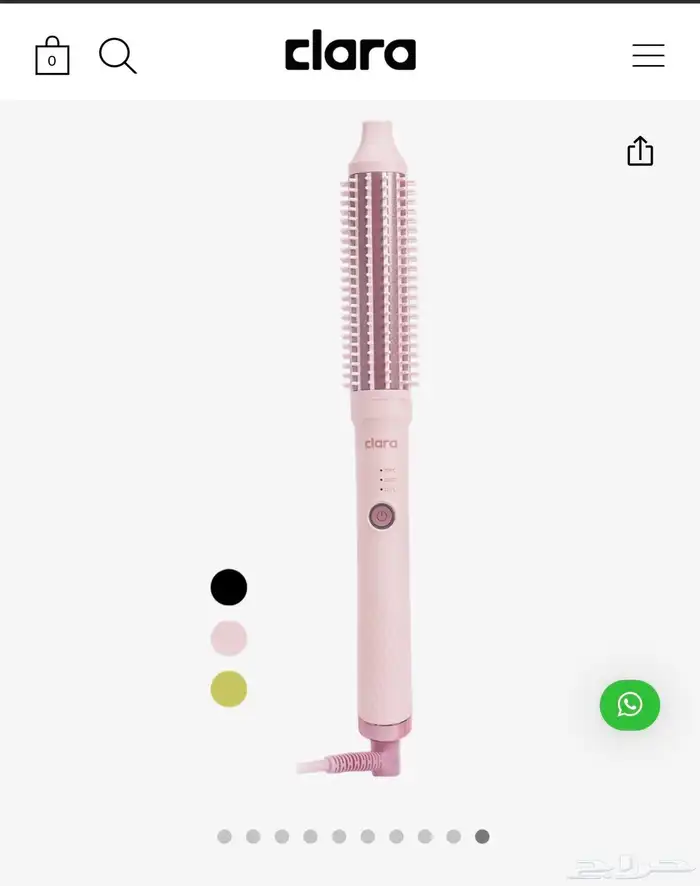 جهاز استشوار كلارا الكتوم بلون الكاندي. 7