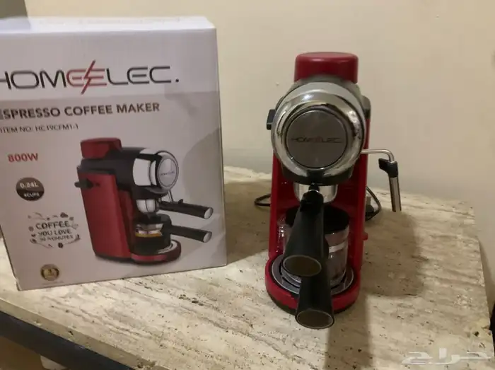 ماكينة صنع القهوة Homeelec Espresso Coffee Maker 3