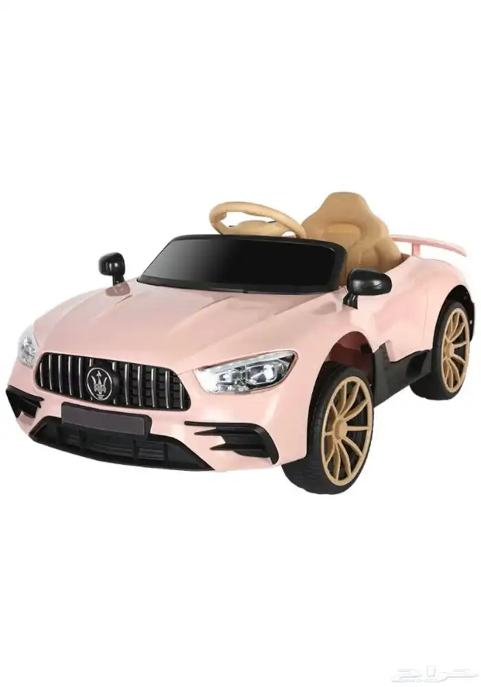 لعبة سيارة اطفال ركوب لون وردي 0