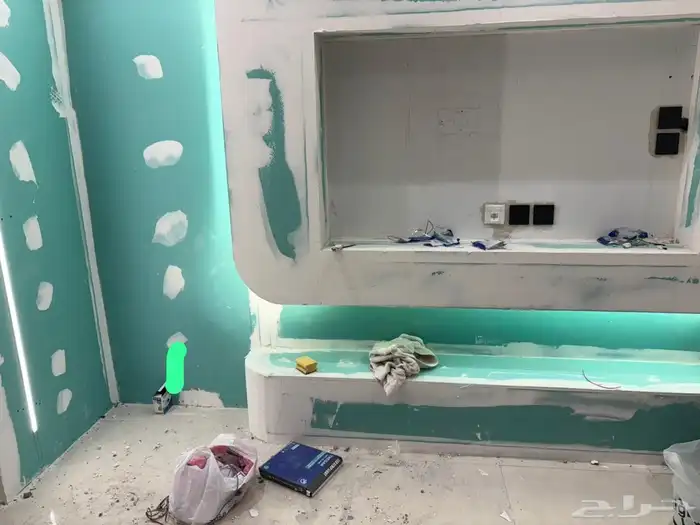 جميع انواع الديكورات الجيس اسمنت بورد 1