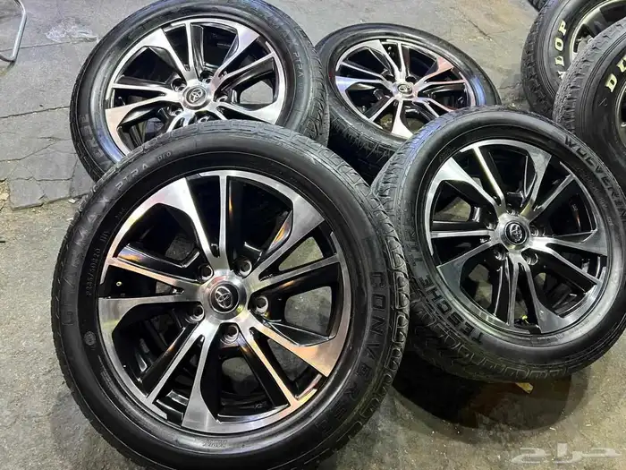 جنوط تورنج 2021 مع كفرات صيني مقاس 285.50.20 تاريخ 25 0