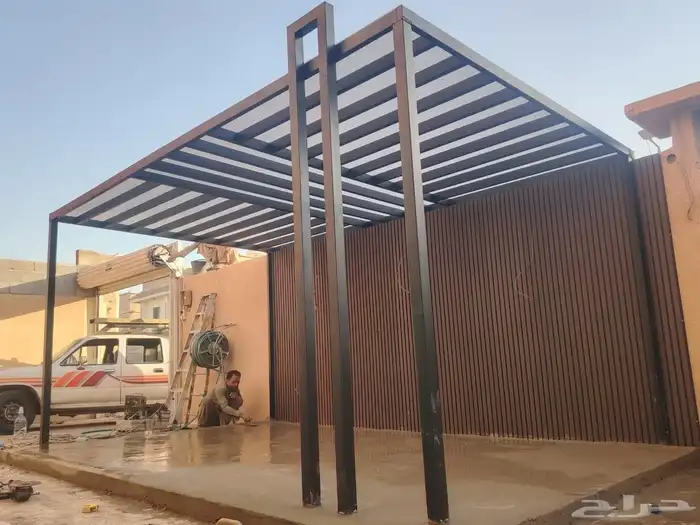 مظلات وسواتر برجولات جلسات ارضيه 0