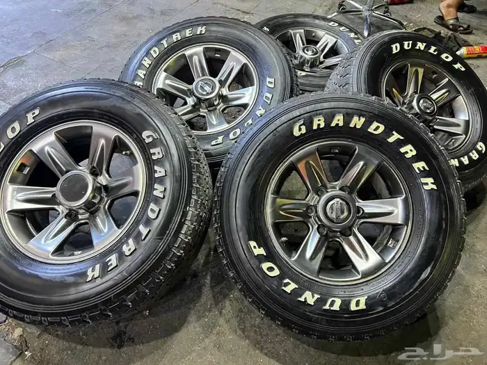 كفرات دلوب مقاس 275 70 16 جنوط فتك صيني خمس حبات فتك 4