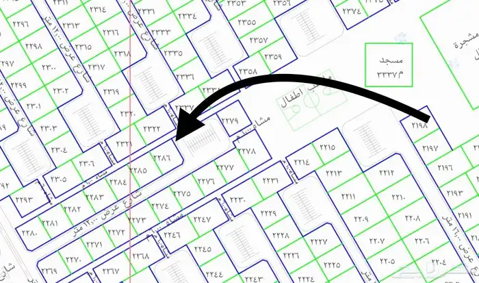 أرض للبيع على 3 واجهات مخطط أبيار الماشي بالمدينة المنورة 1