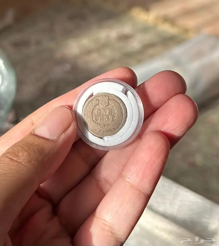 سنت أمريكي نادر ( 1863 م ) قبل 162 عام 1