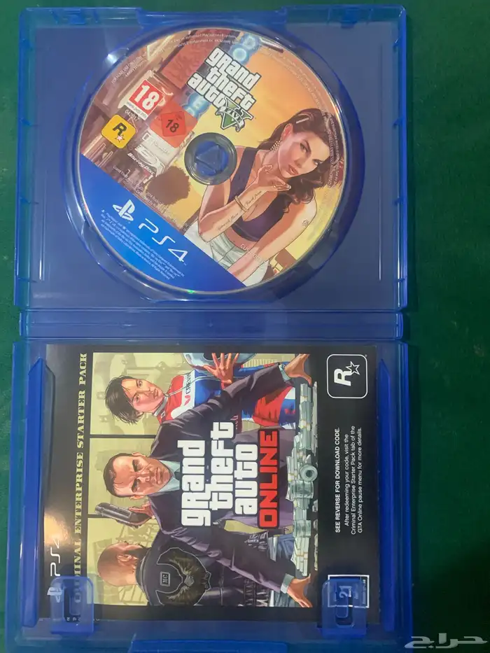 شريط قراند بلايستيشن 4 جديد استعمال مرتين فقط 1