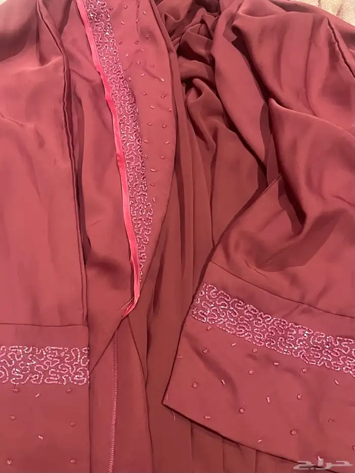 عباية برغندي   ماروني فاتح 3