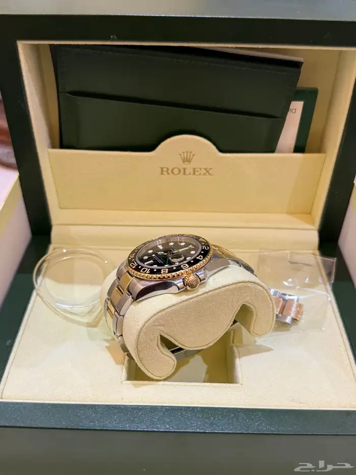 ساعة رولكس اصلية GMT Master ذهب وستيل 3