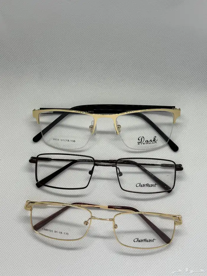 نظارات شمسيه ممتازه نفس المحلات وكذلك يوجد ايطارات طبيه 34