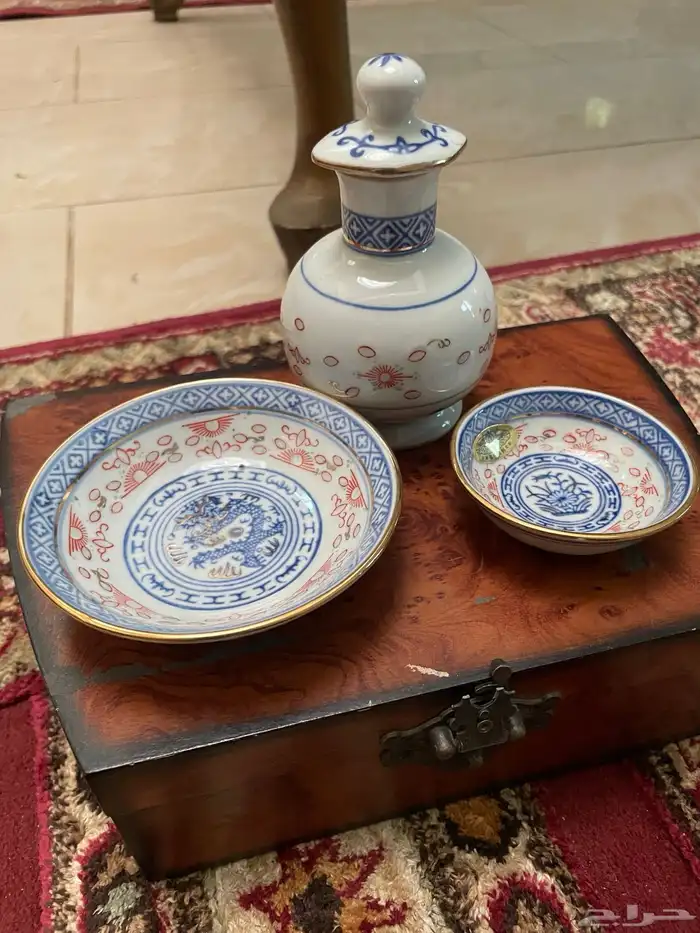 طقم برسالين بزخارفPorcelain decorated set 2