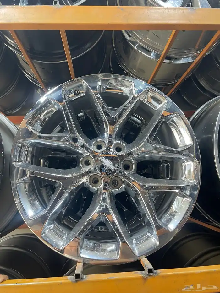 جنوط تاهو شيفروليه نيكل موديل 2019 مقاس 22 اصلي وكاله 1