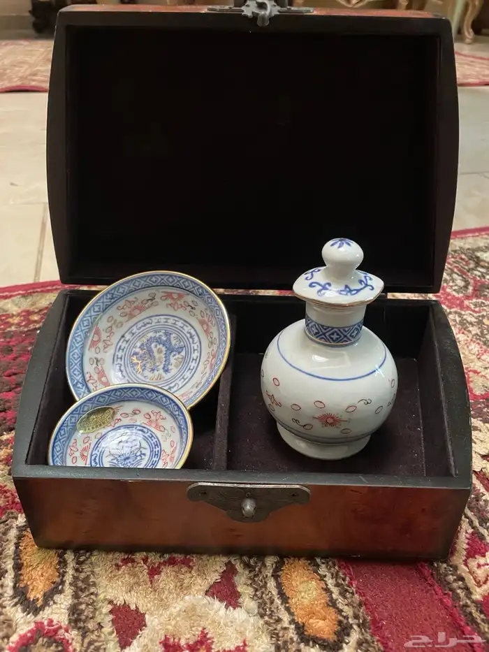 طقم برسالين بزخارفPorcelain decorated set 1