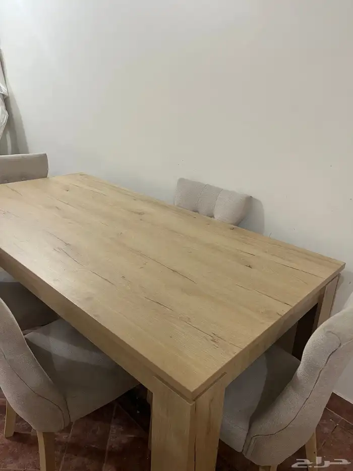 طاوله خشبيه 6 كراسي استخدام شخصي 0