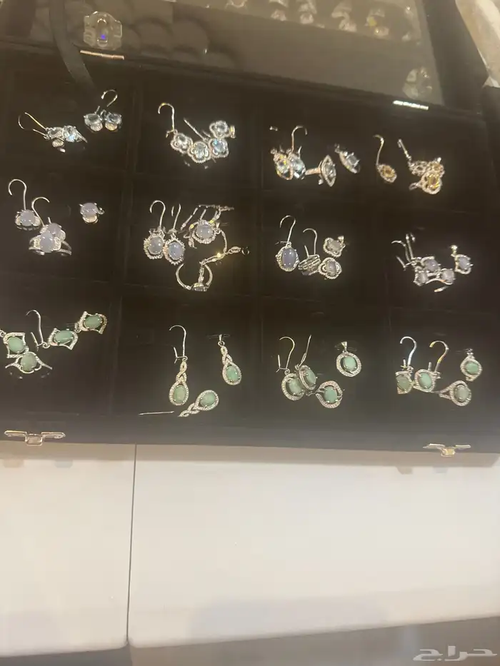 اطقم وخواتم فضه بأحجار مميزه 18