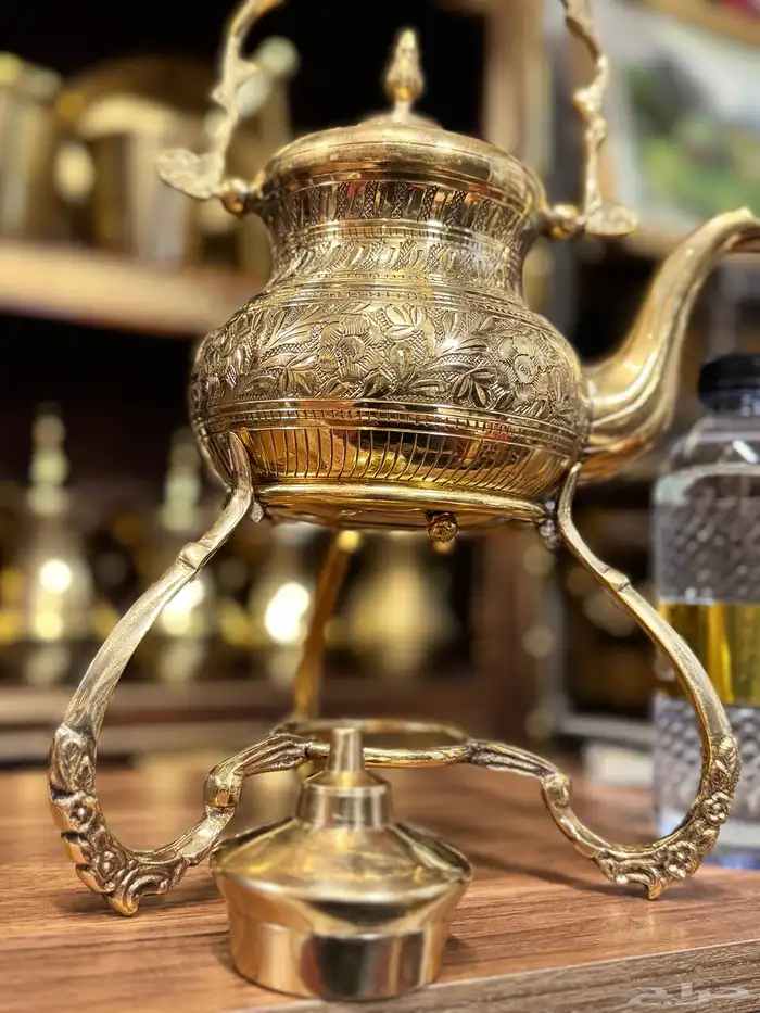 برادي نحاس جديد مع قاعدة معدنية New copper teapots 0