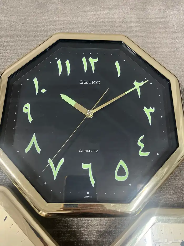 ساعة حائط سييكو ارقام عربية Seiko wall clock 3