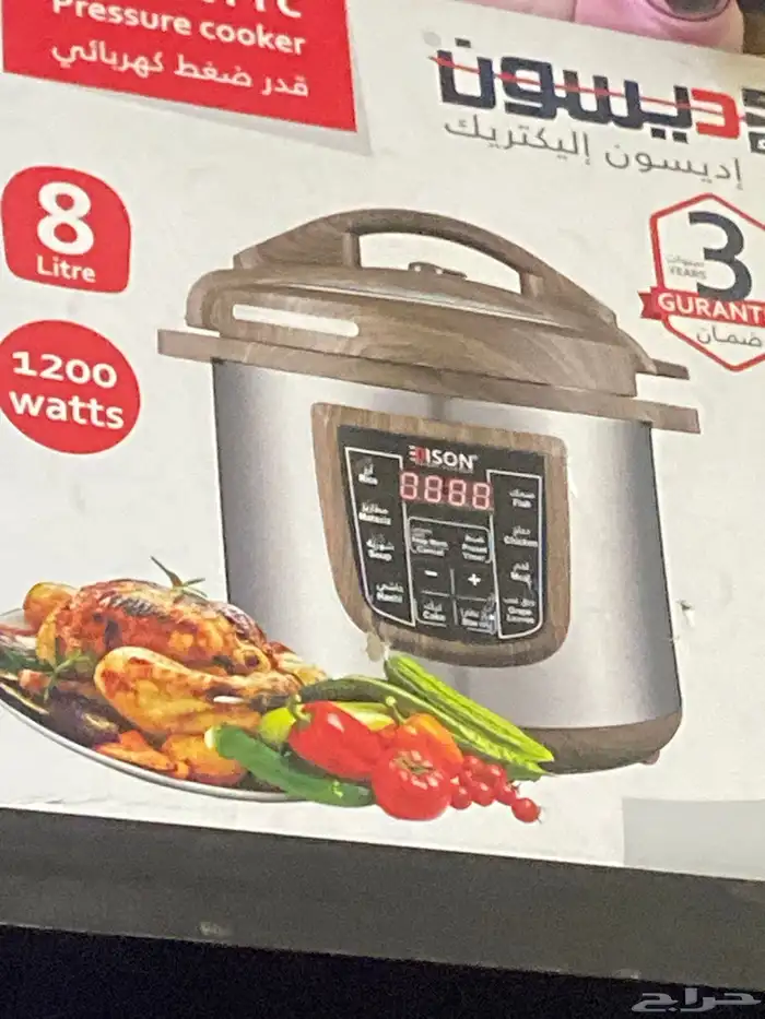 قدر ظغط كهربائي للبيع جديد بكرتونه 0