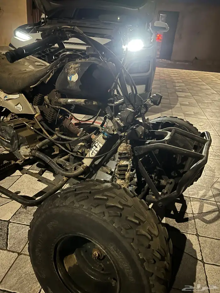 دباب اربع كفرات معدل مركب عليه مكينة ريس 250 1