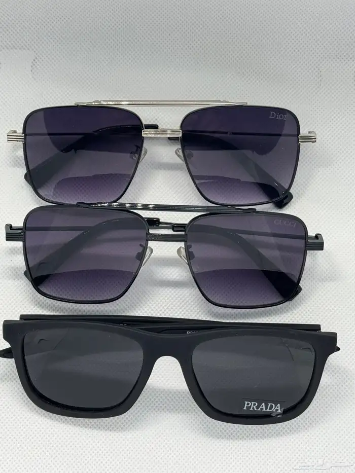 نظارات شمسيه ممتازه نفس المحلات وكذلك يوجد ايطارات طبيه 6