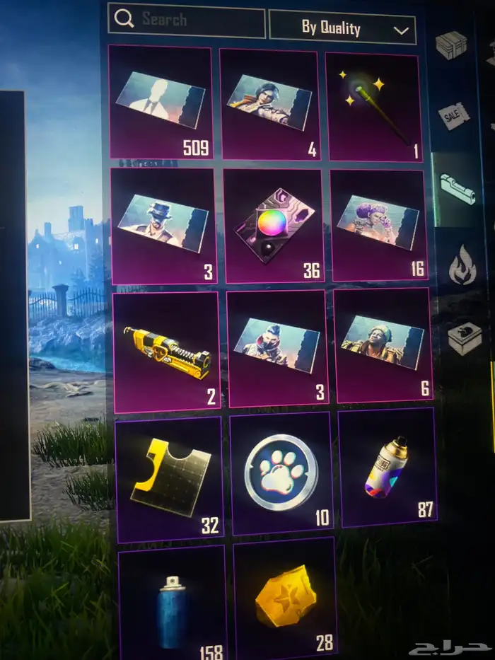 حسب ببجي ل البيع 9