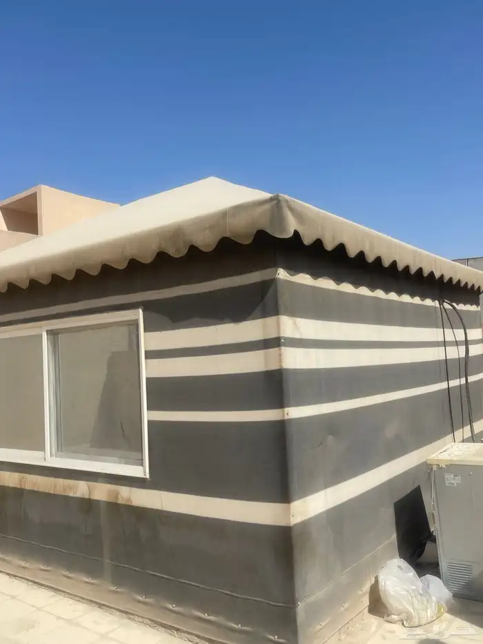 خيمه شغل ملكي ما زالت جديده باثاثها 1