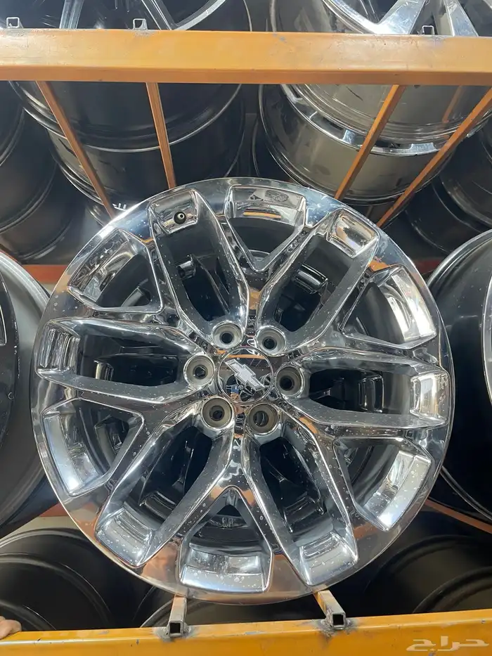 جنوط تاهو شيفروليه نيكل موديل 2019 مقاس 22 اصلي وكاله 0