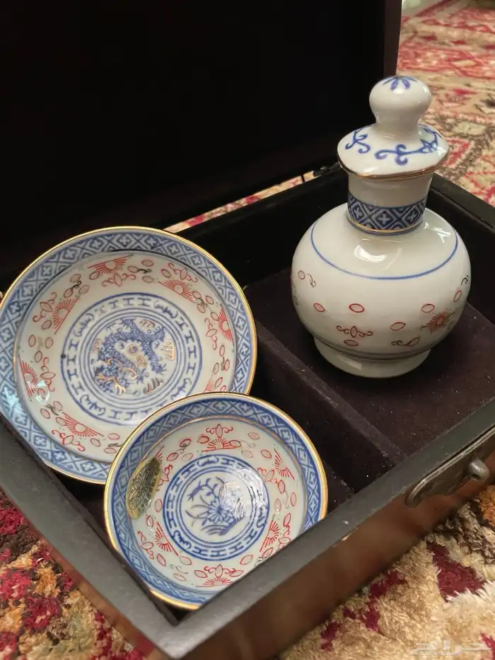 طقم برسالين بزخارفPorcelain decorated set 0
