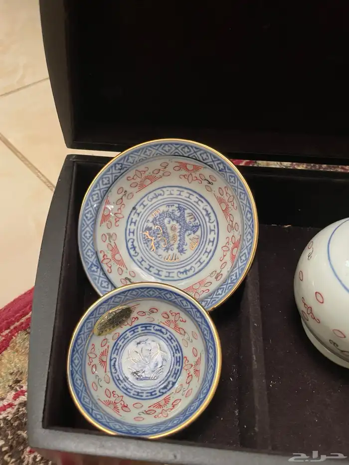 طقم برسالين بزخارفPorcelain decorated set 6